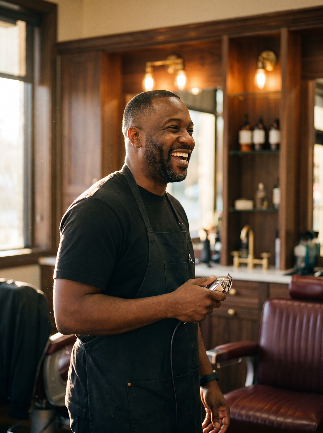 Marcus Webb, Barber, fades and beard work at Knox Chops