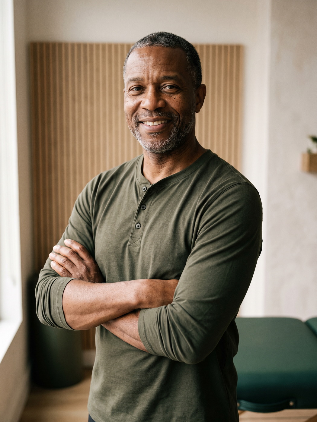 Andre Whitfield, Massage therapist at Knox Pops
